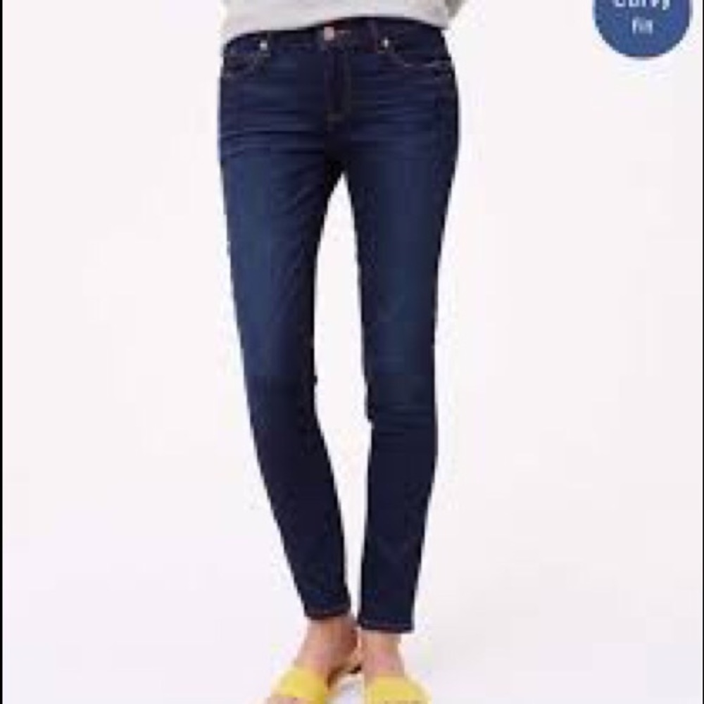 LOFT Curvy Skinny Jeans